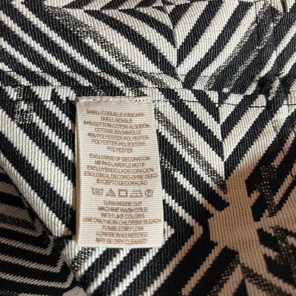 Free People‎ Mini Dress Womens Medium White Black Jacquard Beaded Shift NEW - Picture 8 of 10